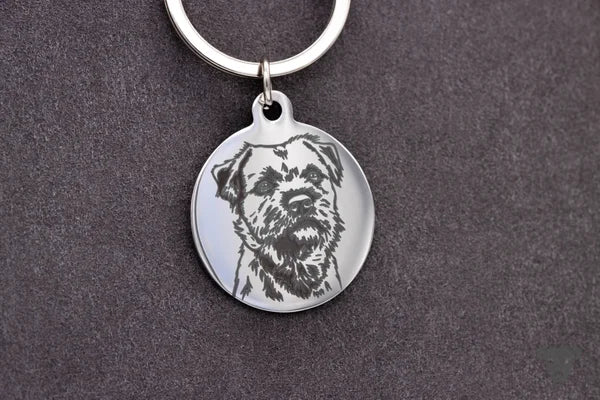 handmade-4-dogs, laser gravierter Schlüsselanhänger, Schmuck mit graviertem Pfotenabdruck, graviertem Nasenabdruck vom Hund, graviertem Baby Fußabdruck, gravierter Fingerabdruck